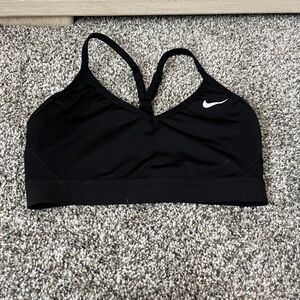 Nike Black Racerback Light Support Sports Bra